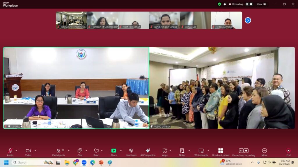 Hybrid Technical Working Group 2 of the South East Asia National Human Rights Institutions Forum (TWG 2 SEANF)